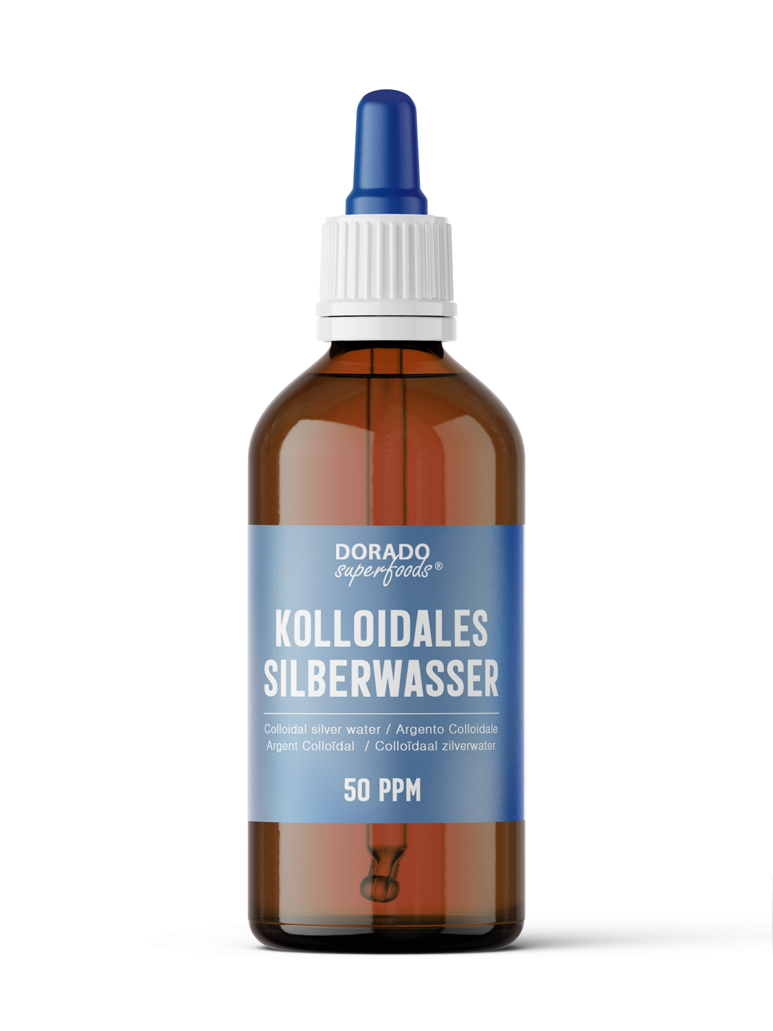 kolloidales Silberwasser 50 ppm - 100 ml mit Pipette